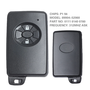 Toyota Axio Premio 2 ve 4D-Chip akıllı anahtar Mhz uzaktan araç anahtarları modeli 312-271451 için 0500 - Product Image 1