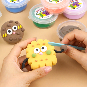 Mobee PN-D004 12 renk hava kuru kil çocuklar için Set DIY zanaat ve oynamak için kutuda hafif modelleme kil kiti - Product Image 3