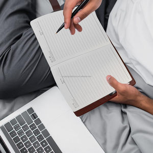 Size A4 or A5 Leather Hardback Custom Magnetic Note Books A4 Refill <strong>Notebook</strong> Password Diary <strong>with</strong> Black Color <strong>Lock</strong> - Product Image 4