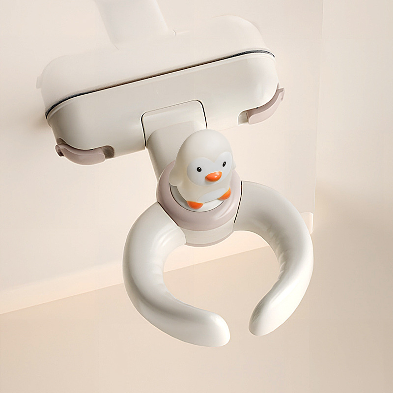 Style pingouin - marron (bébé gazouille) (type ventouse murale)