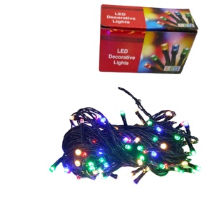 Hot Sale 200LED 19,5 Meter 220V 8-Funktion Bunte LED-Lichterkette Schwarzer Draht Günstiger Preis für Weihnachten - Product Image 6