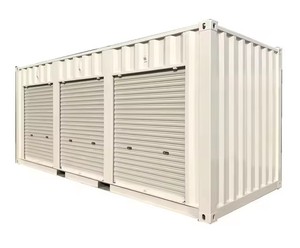 Contenedor de envío de diseño modular con pared divisoria Unidades de autoalmacenamiento de 10 pies y 20 pies a la venta