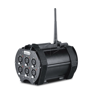 6ウェイDMXディストリビューターワイヤレスDMXスプリッターDMX512パーティーのステージライトコントローラー用の独立した入力および出力信号 - Product Image 1
