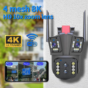 8k Four Lens Screen 10X Optical Wifi <strong>Camera</strong> Outdoor PTZ <strong>Camera</strong> Optical Zoom Auto Tracking Security Wireless Network CCTV <strong>Camera</strong> - Product Image 3