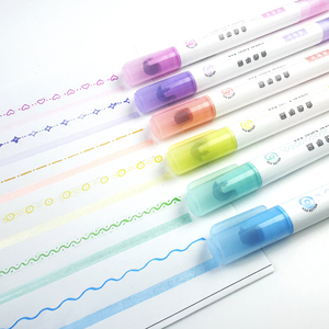Canetas Coloridas De Ponta Dupla Com Rolo Para Escrever No <strong>Diario</strong>, Notas De Bala, Desenho, Canetas De Planeamento Do <strong>Diario</strong> - Product Image 5