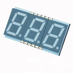 0,56 LED สีแดงตัวเลข3หลัก7ส่วน SMD จอแสดงผล3หลัก - Product Image 1