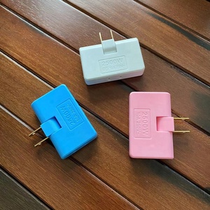 Convertidor de enchufe giratorio, convertidor de enchufe de extensión de 180 grados, adaptador de salida inalámbrica, 1 en tres - Product Image 5