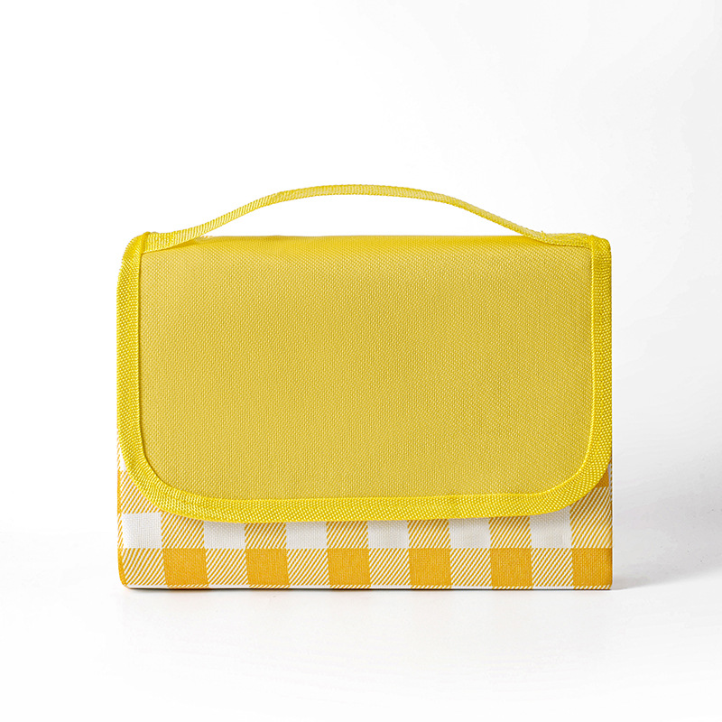 Oxford cloth yellow plaid