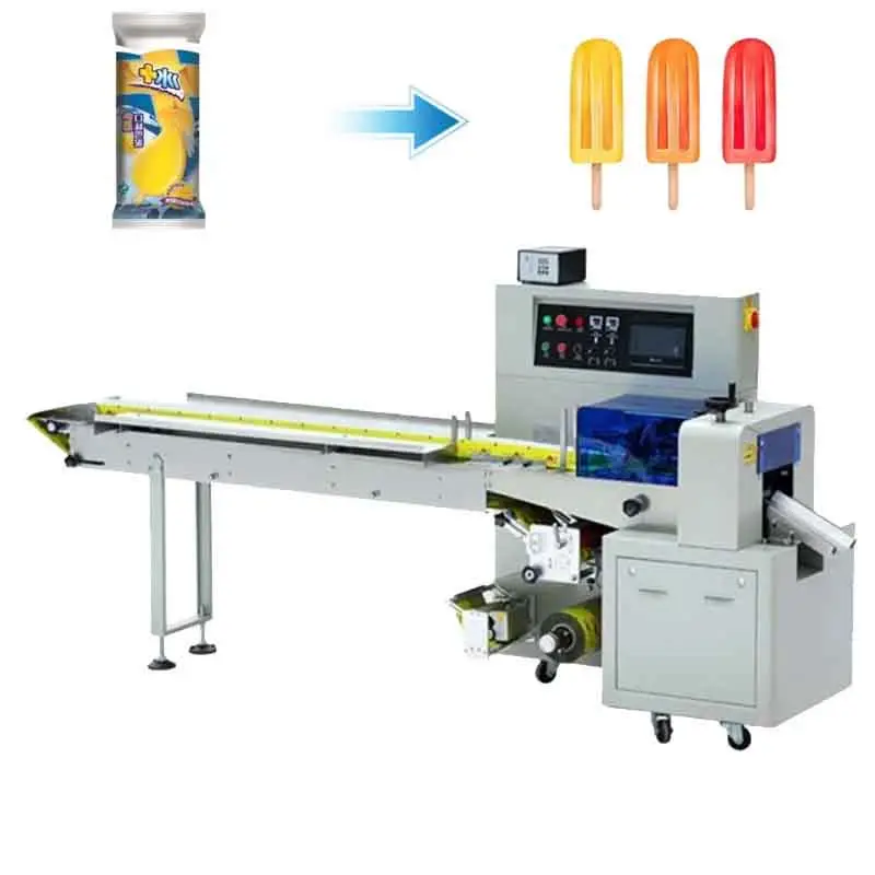 Multifunction Package Low Cost Automatic Sandwich Chocolate Ball Vegetables Fruits Food Pillow Packaging Machine