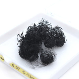 Stok Loose gevşek Promade hacmi Fan kirpik uzatma 20d rus Wispy 0.05 0.07 C D Pro Made Made 16d 10d uzun kök Promade - Product Image 1