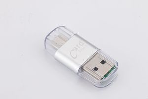 Lettore di schede di memoria TF ad alta velocità adattatore di tipo C a doppio scopo per scheda SD di memoria estesa con spina diretta per telefono cellulare - Product Image 3