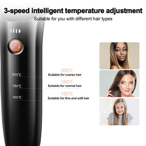 OEM工場ホットセールヘアストレートナーブラシ、スタイリング用ホットコームヘアツール、すべてのヘアタイプ用ヘアブラシストレートナー