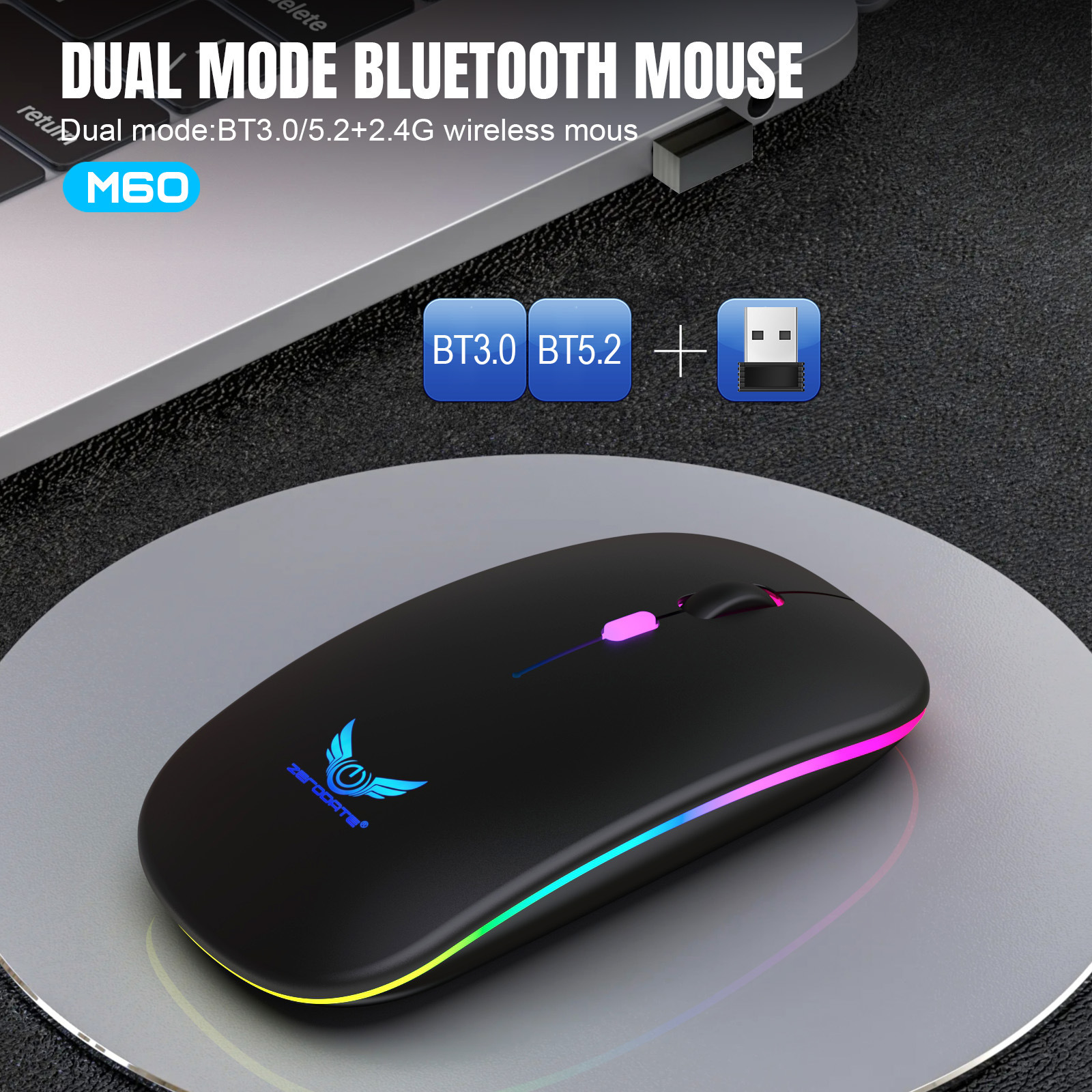 M60 Wireless Battery Edition - Black