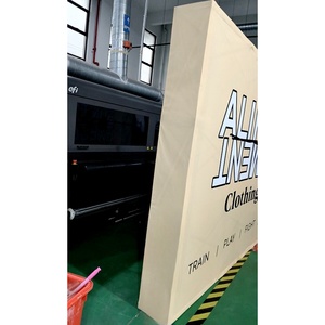 高品质最佳标志高品质可折叠铝定制贸易展示台展示架椭圆形弹出式酒吧柜台 - Product Image 2
