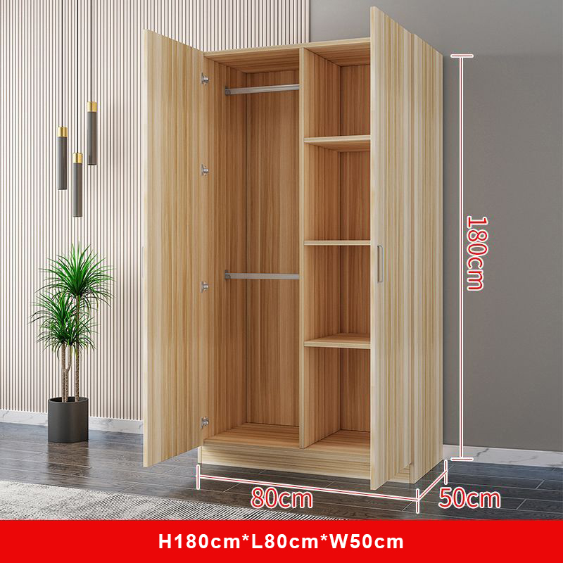 Wood grain color H180*W80*D50 CM