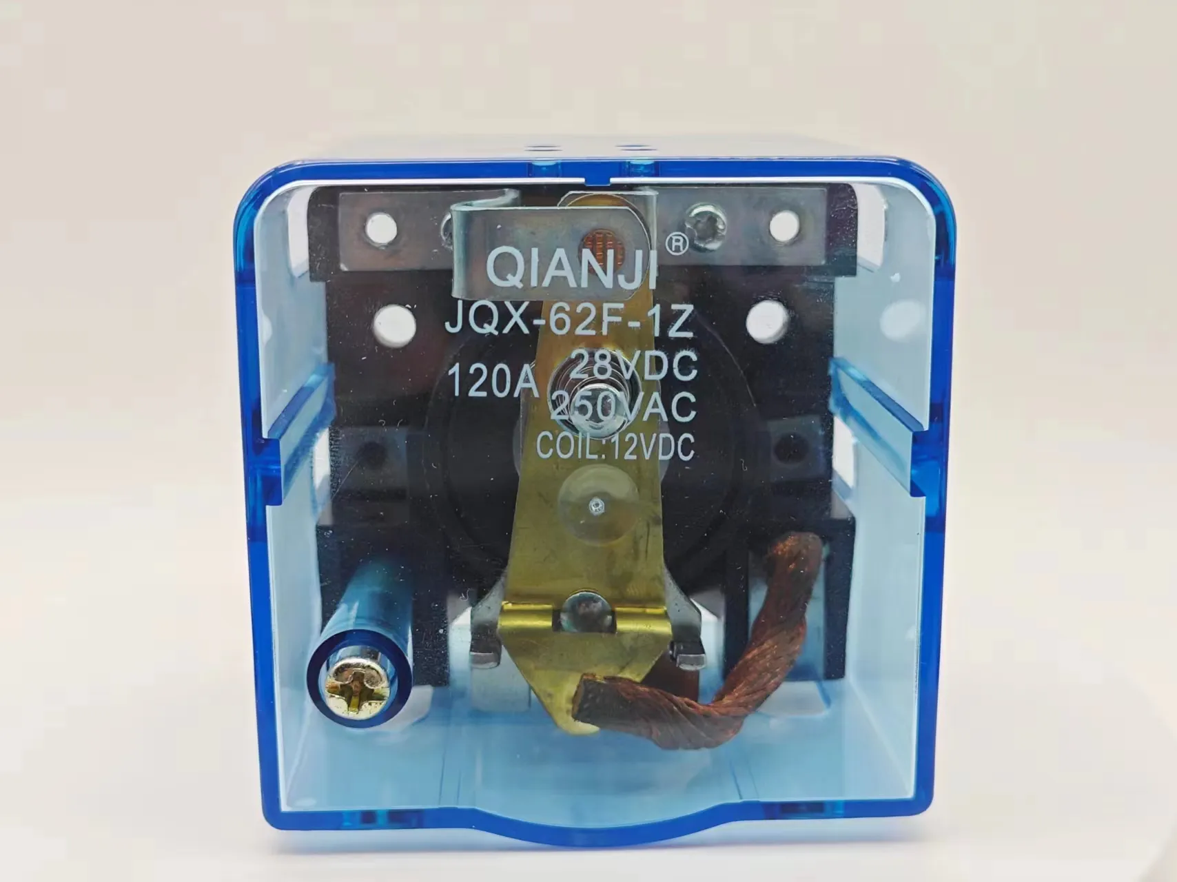 Qianji 120A 12V Relay mini công suất cao tìm kiếm khởi động trong suốt latching Finder Điện áp nhà máy flasher DC Para không bao giờ