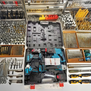 5 Trong 1 Không Dây Điện Điện Công Cụ Thiết Lập Màu Đen CR-V_<span class=keywords><strong>MUTEX</strong></span> Đa Chức Năng Hộ Gia Đình Hộp Công Cụ Thiết Lập - Product Image 4