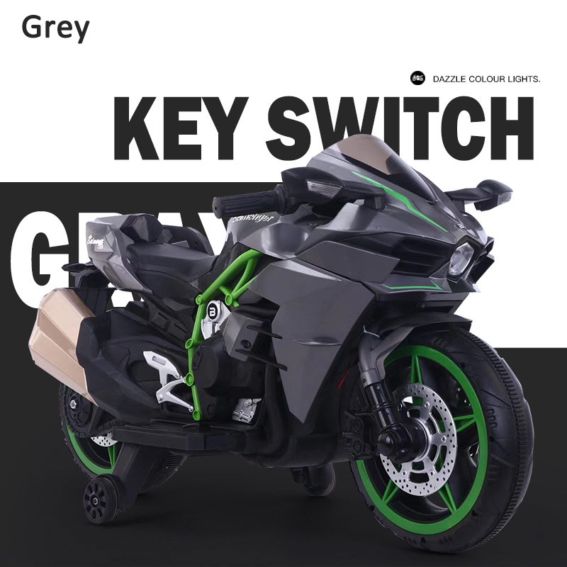 Grey + Wheels with Lights
