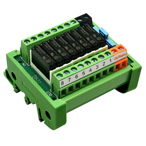 Scheda di controllo del modulo relè 5v a 8 canali 12v piccolo modulo relè multiplo scheda amplificatore di uscita Plc relè elettromagnetico sigillato - Product Image 1