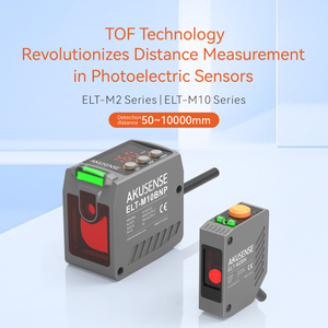 דיוק גבוהה ELT-M2BN tof tof ריבועי פוטואלקטריים 0.05-2m טווח npn פלט 1ms זמן תגובה סוג 2 לייזר דיודה לייזר