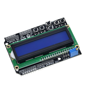 TZT LCD-Tastatur abschirmung LCD1602 LCD 1602-Modulanzeige für Arduino ATMEGA328 ATMEGA2560 Himbeer-Pi UNO-Bluescreen