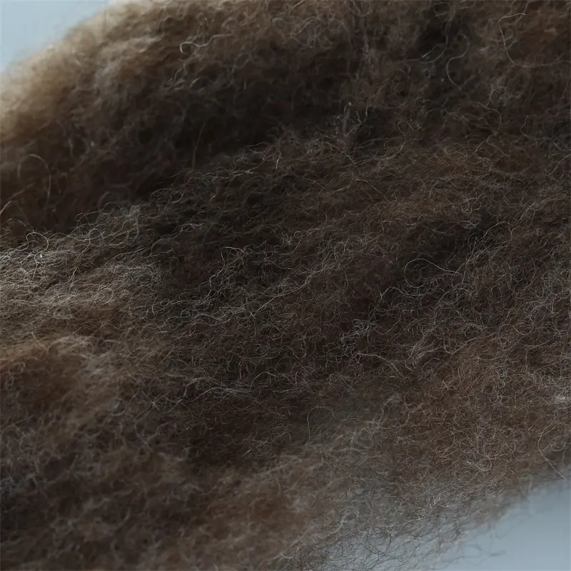 Dehaired – laine de mouton naturelle à la lumière blanche, laine brute peignée à vendre