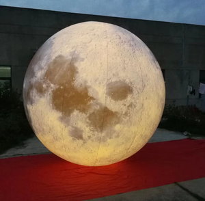 Inflatable Glow in the <strong>Dark</strong> <strong>Moon</strong> Balloon Inflatable LED Lighting Planet <strong>Moon</strong> for Sale - Product Image 2