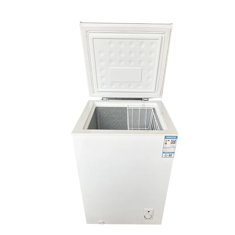 Una sola puerta comercial hogar usado mejor calidad 80L Deep Chest Freezer Horizontal Freezer