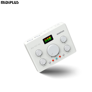 Midiplus Routist R4 Audio Interface <strong>USB</strong> Recording Guitar Headphone External Amplifier Mic Preamp Sound <strong>Card</strong> with DC <strong>Input</strong> Jack - Product Image 6