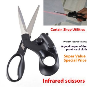 Tijeras domésticas de acero inoxidable de grado industrial, función de corte lineal, tijeras de sastrería infrarrojas - Product Image 3