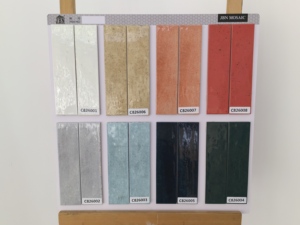 Hiện đại màu xanh lá cây Evelyn Nội Thất Tường Bóng bejmat đệm cạnh tàu điện ngầm khảm sứ gạch cho trong nhà trang trí nội thất - Product Image 6