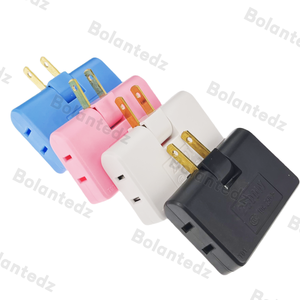 Enchufe Mini Salida Convertidor de energía Cargador giratorio Adaptador de enchufe de pared Divisor Convertidor Enchufe 1 a 3 Conversión de energía - Product Image 1