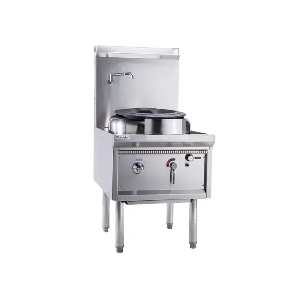 Guangzhou Attrezzature Da Cucina Commerciale In Acciaio Inox Bruciatore A Gas Wok Cinese