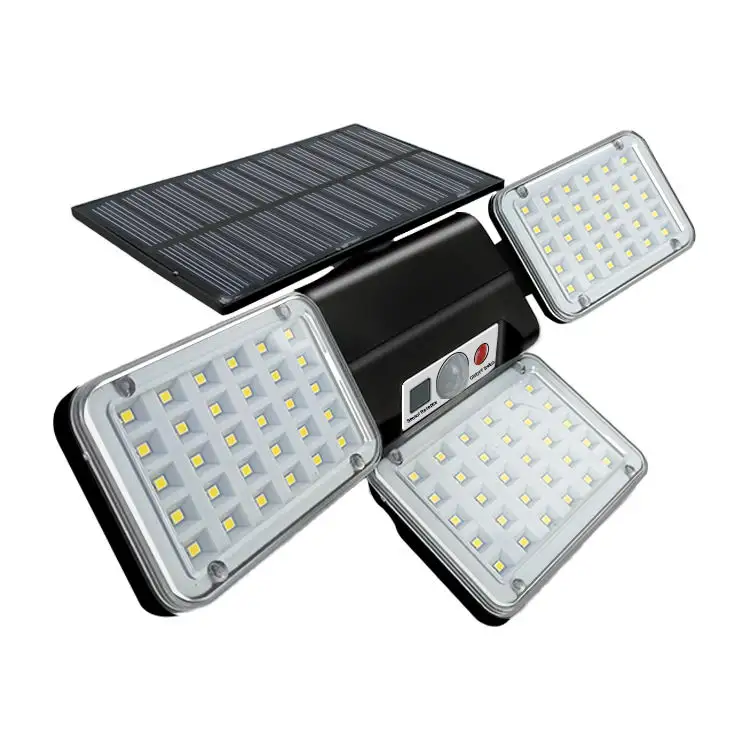 Luces de seguridad alimentadas por energía Solar, con Sensor de movimiento, montaje en pared exterior, puerta delantera COB 109, luz de inundación para jardín, patio y porche