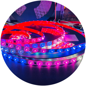 48leds digitale Programmierung DC24V RGBIC Magic Color Wasserdichter Smart Led Strip mit optischer Linse 170 Grad für Aluminium profil - Product Image 4