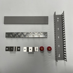Copper <strong>Busbar</strong> Grounding System Earthing <strong>Busbar</strong> Support 800A with Cable Trunking - Product Image 2