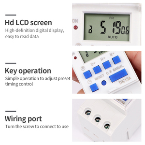 Commercio all'ingrosso digitale elettronico Timer schermo LCD Smart programmabile Timer digitale interruttore di temporizzazione di controllo