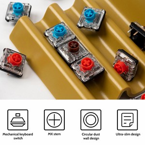 Kailh 1353低调键杆DIY MX开关触觉点击衬垫5PIN Choc开关V2键盘开关 - Product Image 5