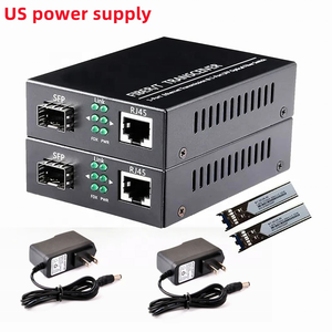 Gigabit Ethernet SFP ตัวแปลงไฟเบอร์มีเดีย Dual Core โหมดเดี่ยว LC โมดูล 100/1000M 20KM เครื่องรับส่งสัญญาณไฟเบอร์ออปติก 1 คู่ - Product Image 6