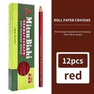 Bút chì màu đỏ thuận tiện và an toàn không cần mài bằng chì màu nóng Bán bút chì màu - Product Image 2