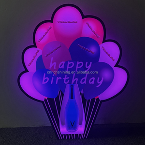 Richshining Tùy Chỉnh Điều Khiển Từ Xa Bóng Bay Sinh Nhật Chai Hiển Thị Trình Chủ Cho Ktv Home Wedding Party - Product Image 5