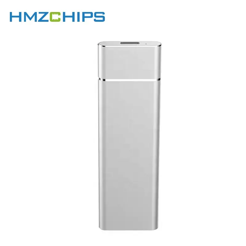 HMZCHIPS Hard disk eksternal, kapasitas besar portabel tipe-c USB 3.1 1TB kecepatan tercepat penyimpanan eksternal