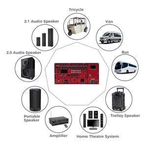 Módulo amplificador de altavoz activo Digital, amplificador estéreo de alta potencia de 2 canales, Clase D - Product Image 6