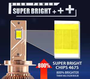 En kaliteli araba aksesuarları Led far H7 H1 H11 yüksek düşük işın H4 Car araba için Led - Product Image 3