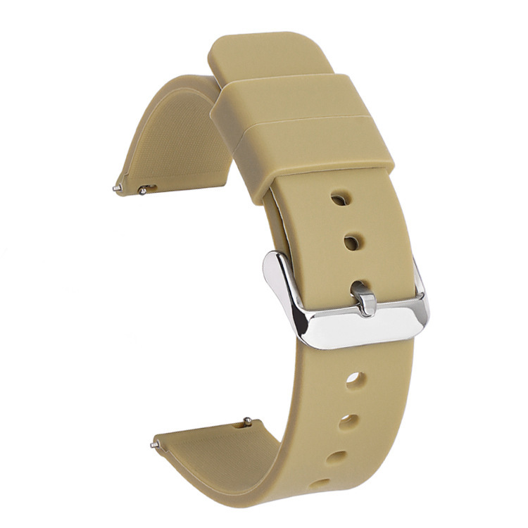 Botón interruptor beige y plateado para auricular.