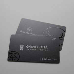 定制压花塑料pvc名片 - Product Image 4