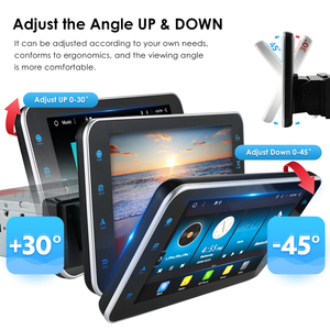 IPoster 8 Inch 1 Din <strong>Android</strong> 10 Car Stereo Suitable for Universal Car <strong>Gps</strong> Navigation <strong>with</strong> <strong>Android</strong> Carplay Adjust up and Down - Product Image 6