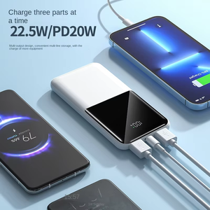 Banco de energía portátil de 10000mAh, 22,5 W, PD QC, carga rápida, pantalla Digital LED, interfaces de entrada USB tipo C, bancos de energía, estación de energía - Product Image 6