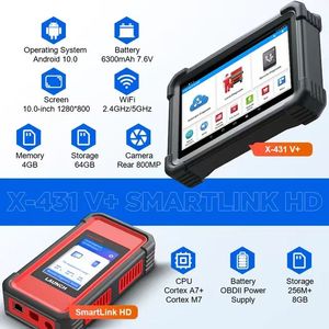 启动小型汽车和卡车诊断扫描仪12V 24v汽车扫描专业X431 Pro 3S + HDIII所有系统测试仪 - Product Image 6