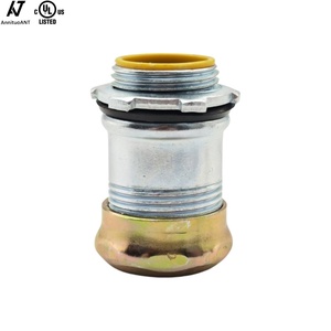 1/2 inch cứng nhắc điện kim loại ống EMT cách điện thép hợp kim ống dẫn Phụ kiện mưa chặt chẽ nén kết nối - Product Image 1